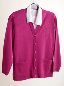 Cerise Pink Cardigan