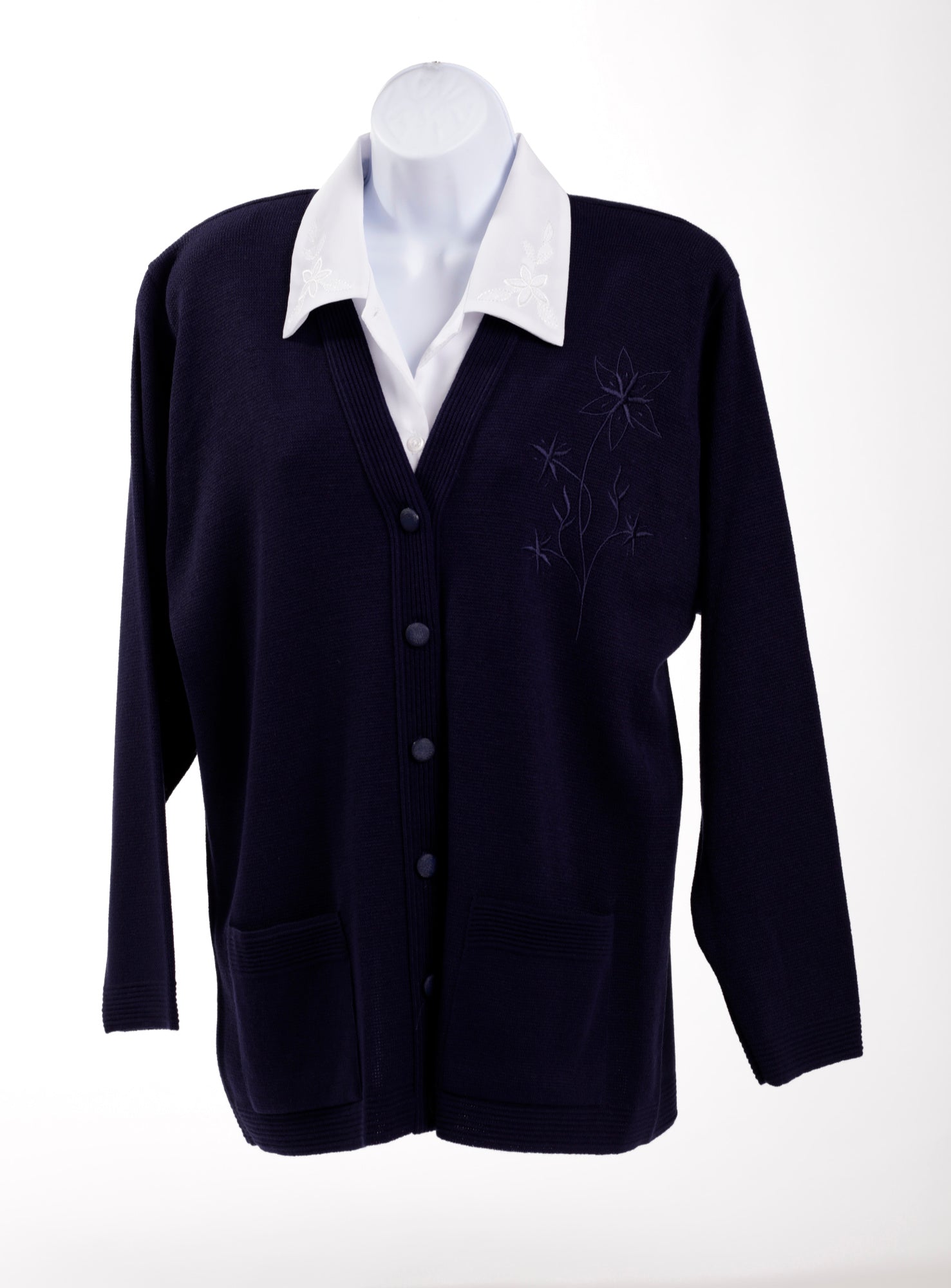 Navy Blue Cardigan