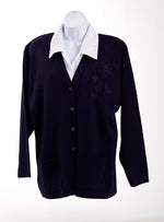 Load image into Gallery viewer, Navy Blue Cardigan
